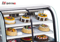 Small 3- Layers Commercial Cake Display Fridge Bakery Showcase Energy Saving