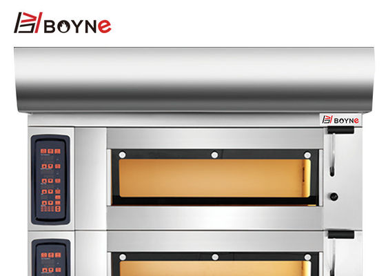 PID Commercial Bakery Kitchen Equipment 2 Layer 4 Trays Electric Oven Plus Proofer