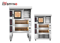 19kw PID Control Combination Bread Bakery Oven With Cabinet