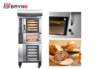 10.95kw Commercial Bakery Kitchen Equipment 4 Trays Convection Oven With Deck Cabinet