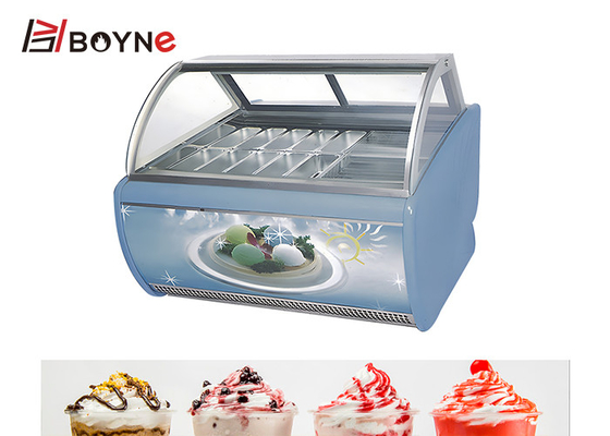Commercial Snack Shop Ice Cream Display Showcase